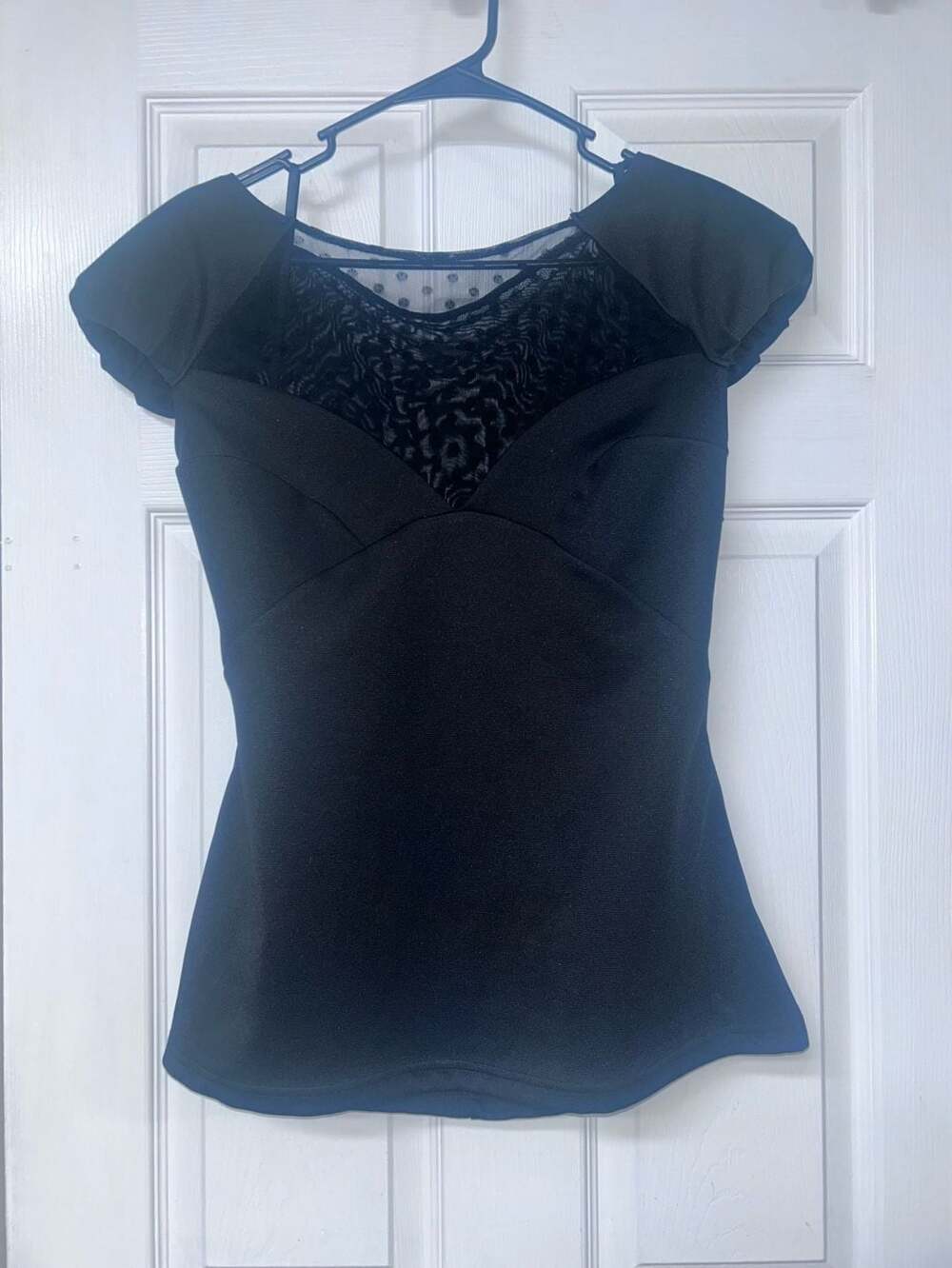 Kardashian Kollection Ottoman Top Size XL Black